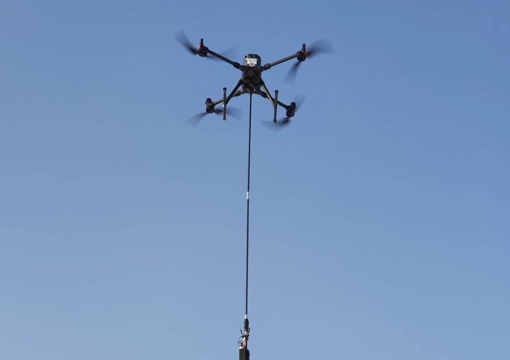 Henting av podekvist med drone
